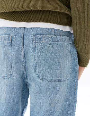 BARBATI - Blugi Albastru Deschis Baggy Barbati