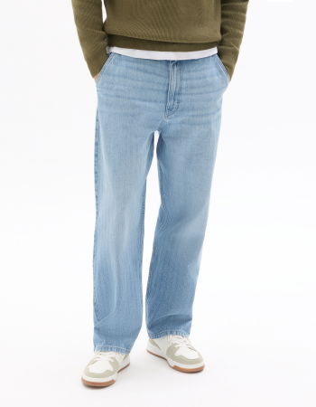BARBATI - Blugi Albastru Deschis Baggy Barbati
