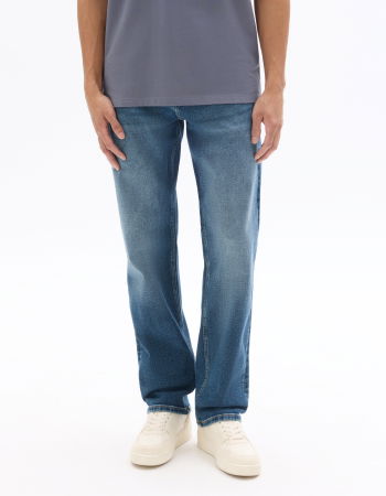Straight - Blugi Albastru Straight Barbati