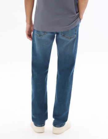 Straight - Blugi Albastru Straight Barbati