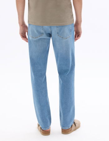 Straight - Blugi Albiți Straight Barbati