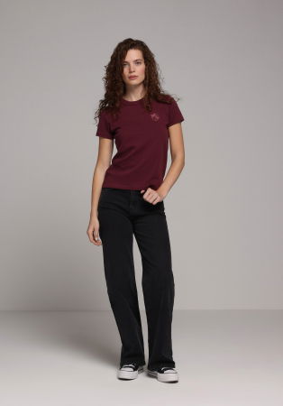 ЖЕНЩИНЫ - Женские Джинсы Чёрные 970 BERRY Wide Leg