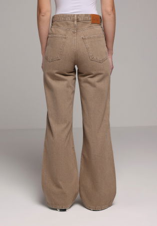 Wide Leg - Blugi Bej 970 BERRY Wide Leg Femei