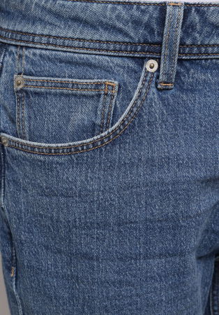 BARBATI - Blugi Albastri 045 DAVID Regular Barbati