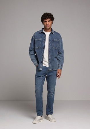 МУЖЧИНЫ - Мужские Джинсы Синие 067 JACK Regular