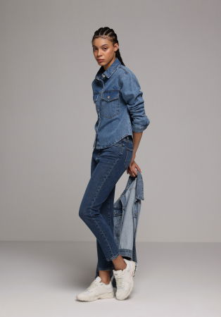 Skinny - Blugi Navy 760 DIANA Femei