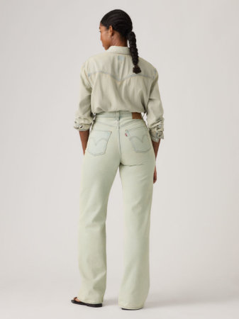 Wide Leg - Blugi Albastri Ribcage Wide Leg Wide Leg Femei