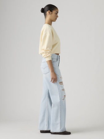 Bootcut - Blugi Albastri Deschisi LOOSE BOOT Bootcut Femei