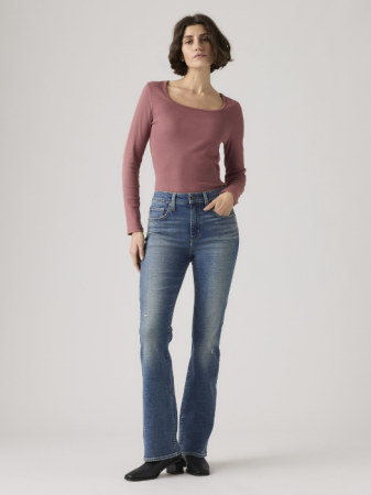 ЖЕНЩИНЫ - Женские Джинсы Синие 725 Bootcut