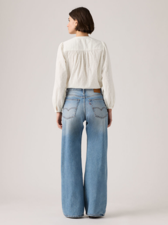 Bootcut - Blugi Albastri LOOSE BOOT Bootcut Femei