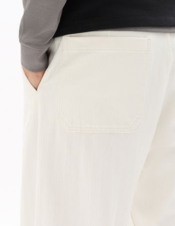 Baggy - Blugi Ecru Baggy Barbati