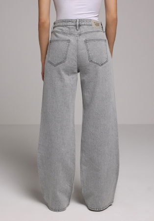 Wide Leg - Blugi Gri 970 BERRY Femei