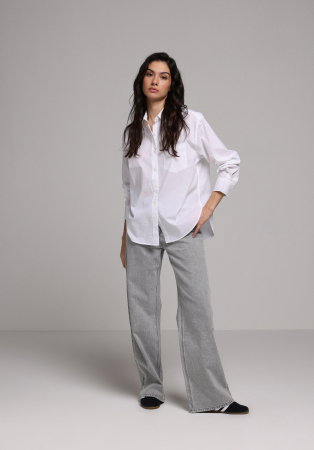 Wide Leg - Blugi Gri Deschis 970 BERRY Femei