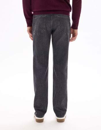Straight - Blugi Gri Inchis C15 Straight Barbati