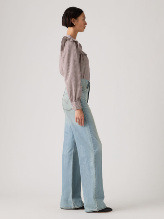 Wide Leg - Blugi Albastri Ribcage Wide Leg Wide Leg Femei