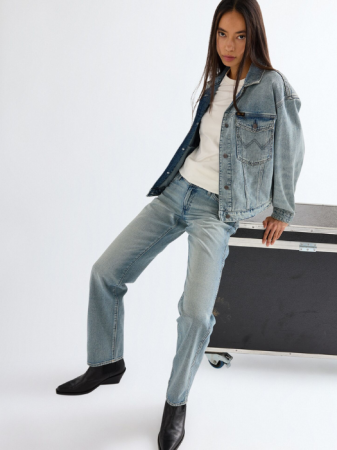 JEANS - Blugi Hippie Haze Low Rise Cowboy Jean Straight Femei