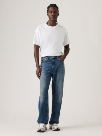 BARBATI - Blugi Albastri 568 Loose Straight Barbati