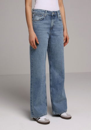 Wide Leg - Blugi Albastri 970 BERRY Femei