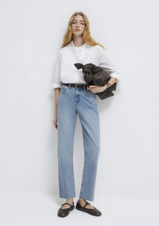 FEMEI - Blugi Mavi New York Straight Femei