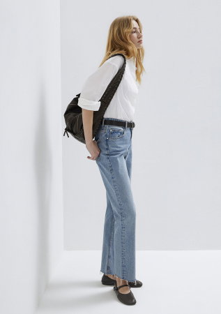 FEMEI - Blugi Mavi New York Straight Femei