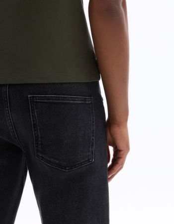 BARBATI - Blugi Negri Straight Barbati