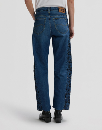 FEMEI - Blugi Navy RIDER BARREL Loose Femei