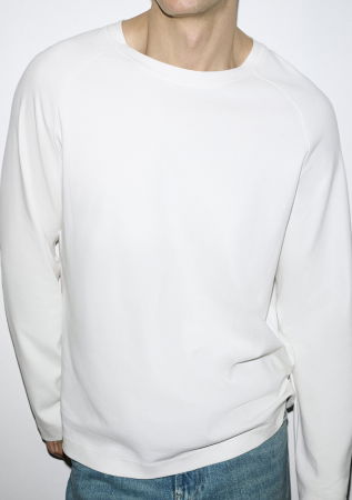 BARBATI - Bluza Alba Loose Barbati