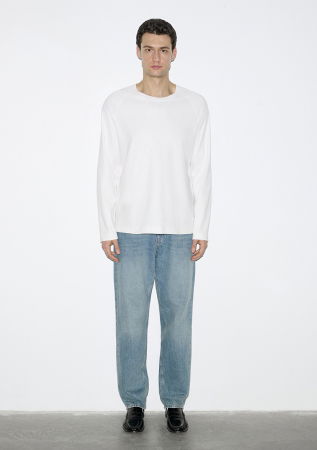 BARBATI - Bluza Alba Loose Barbati