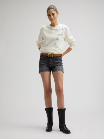 FEMEI - Bluza Alba Regular Femei