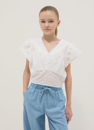 ДЕВОЧКИ - Блузка Для Девочек Brilliant White 10-15 Лет