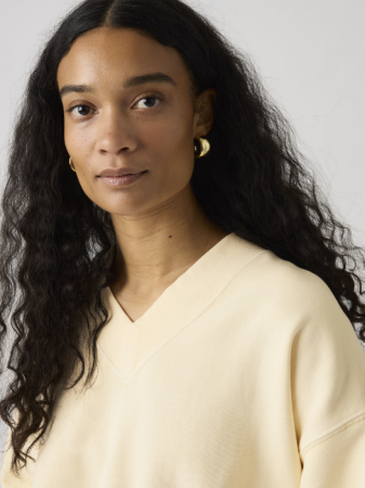 FEMEI - Bluza Galbena Relaxed Femei