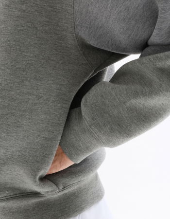 МУЖЧИНЫ - Мужской Свитшот Тёмно-Серый Oversize