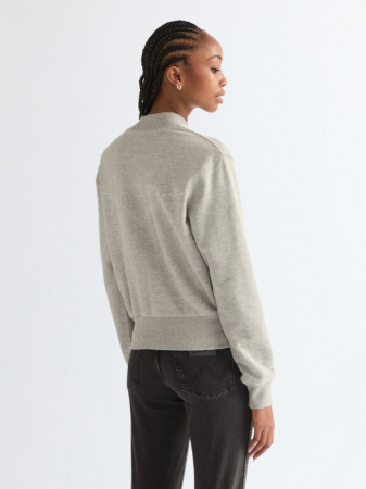 FEMEI - Bluza Gri Inchis Regular Femei