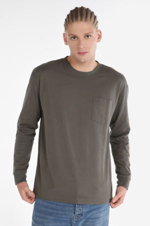 Толстовки - Мужской Свитшот Хаки Regular