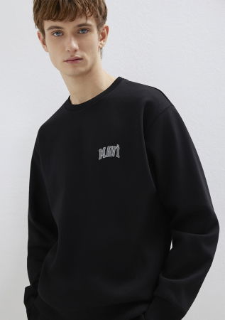 BARBATI - Bluza Neagra Loose Barbati