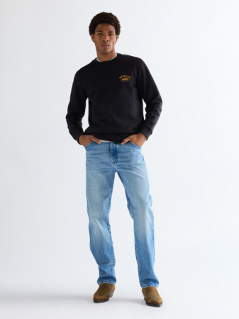 BARBATI - Bluza Neagra Regular Barbati