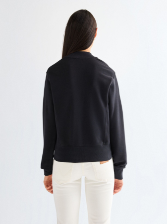 FEMEI - Bluza Neagra Regular Femei