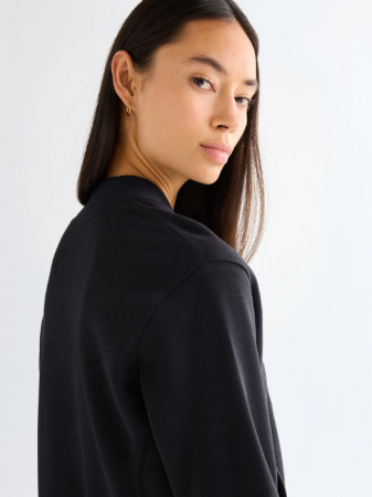 FEMEI - Bluza Neagra Regular Femei