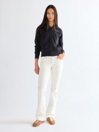 FEMEI - Bluza Neagra Regular Femei