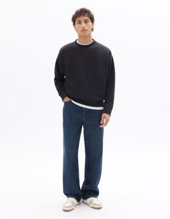 МУЖЧИНЫ - Мужской Свитшот Черный Loose