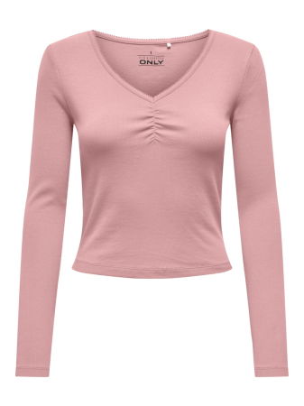 FEMEI - Bluza Roz Deschis Regular Femei