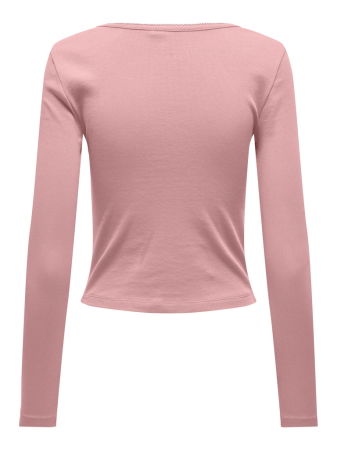 FEMEI - Bluza Roz Deschis Regular Femei