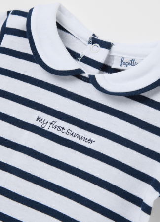 Body si Salopete - Body Maneca Lunga Pageant Blue Baieti 0-9 Luni