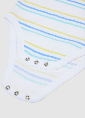 МАЛЬЧИКИ - Боди С Коротким Рукавом Для Мальчиков Blue-Black 0-9 Месяцев