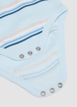 МАЛЬЧИКИ - Боди С Коротким Рукавом Для Мальчиков Delicate Blue 0-9 Месяцев