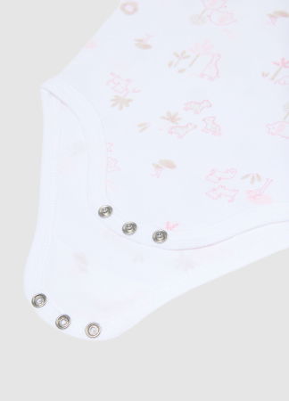 FETE - Body Maneca Scurta Festival Bloom Fete 0-9 Luni