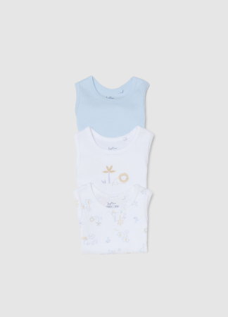 МАЛЬЧИКИ - Боди С Коротким Рукавом Для Мальчиков Halogen Blue 0-9 Месяцев