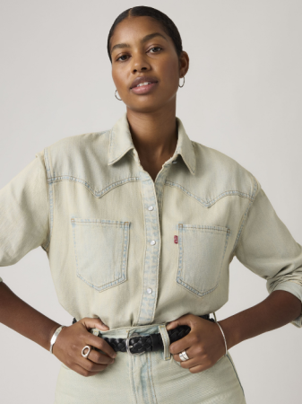 Camasi - Camasa Albastra Relaxed Femei