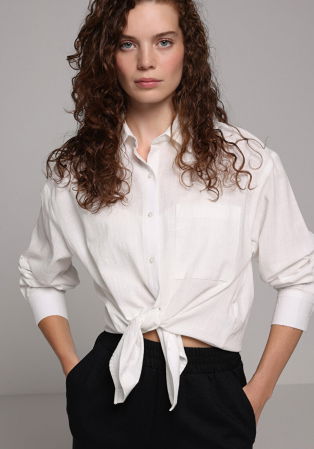ЖЕНЩИНЫ - Женская Рубашка Белая 