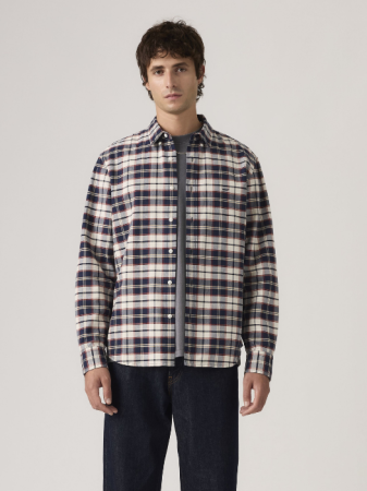 IMBRACAMINTE - Camasa Alba/Neagra Regular Barbati